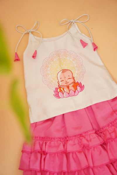 Baby Buddha Skirt set