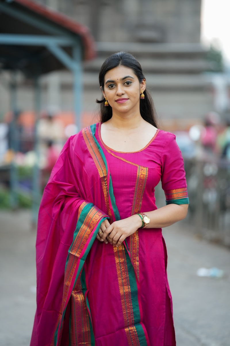 Jayanti Pink Kurti Set