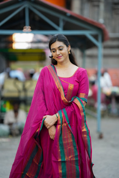 Jayanti Pink Kurti Set