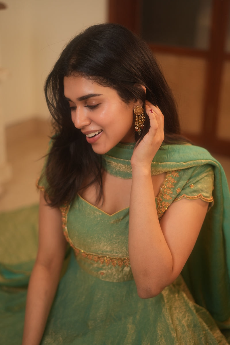 Niharika Aqua Green