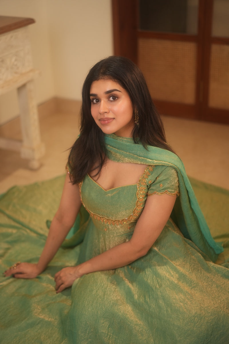 Niharika Aqua Green