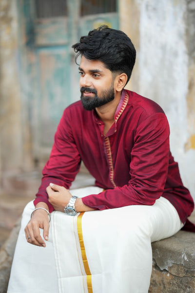Veer Maroon Shirt