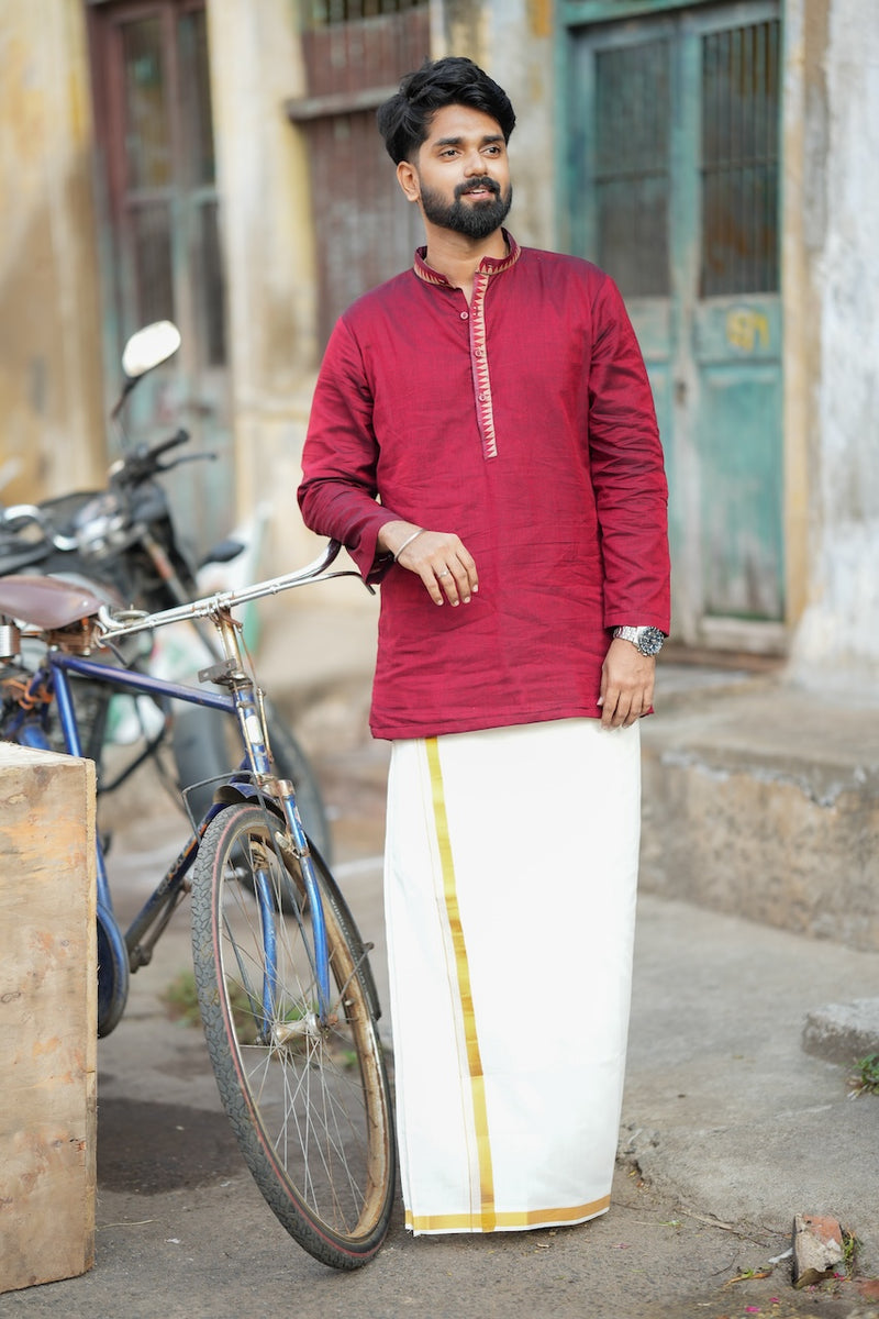 Veer Maroon Shirt