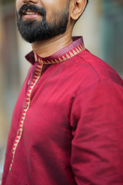 Veer Maroon Shirt