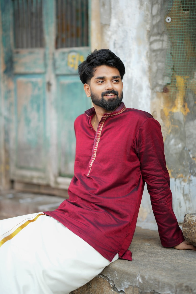 Veer Maroon Shirt