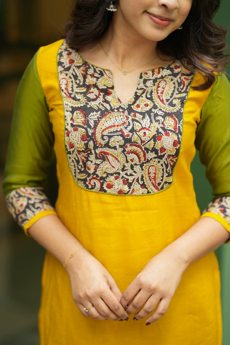 Samriddhi Yellow Kurti