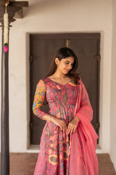 Iniya Pink Floral Co-Ord Set