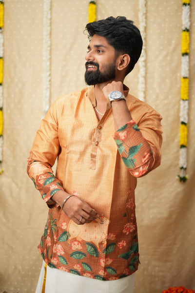 Nedunchezhian Yellow Shirt