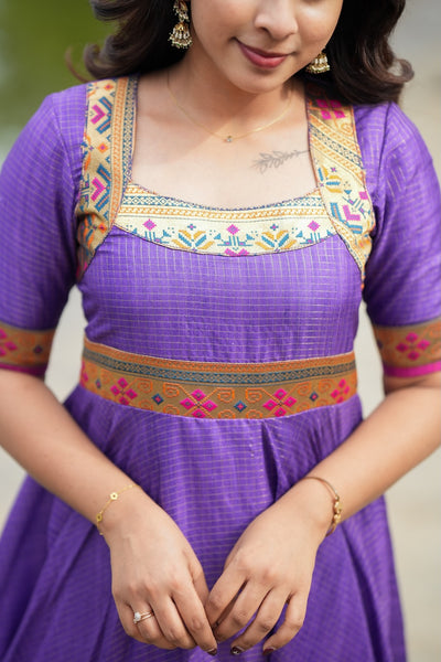 Vaishali wine maxi Dress