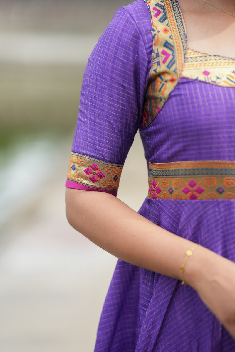 Vaishali wine maxi Dress
