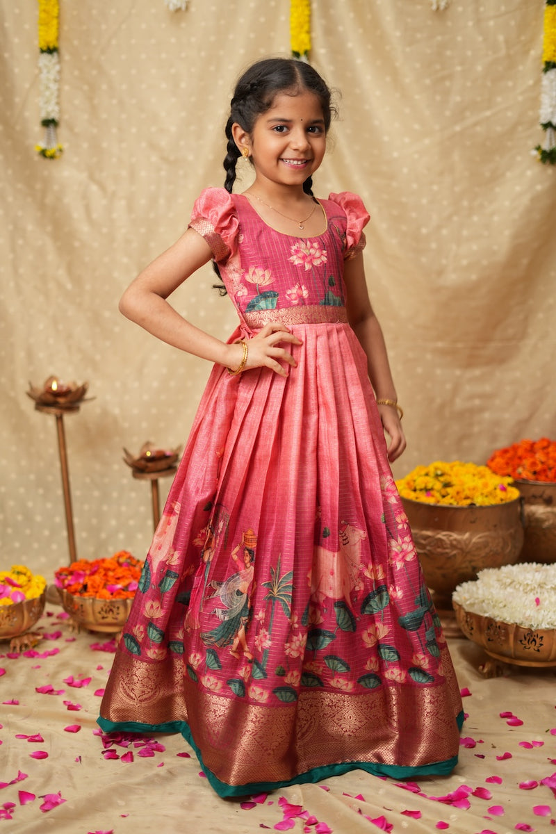 Nikazhya Pink Frock Mini