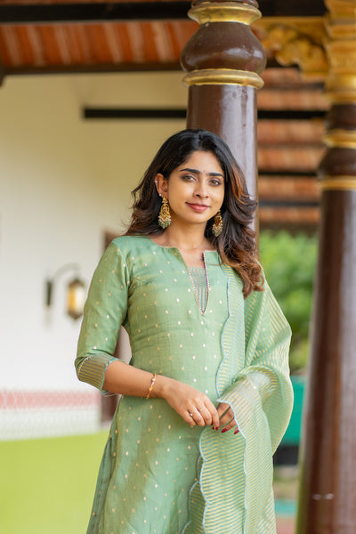 Pragathi Mint Green Kurti