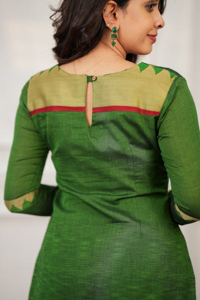 Gautami Green Kurti Set