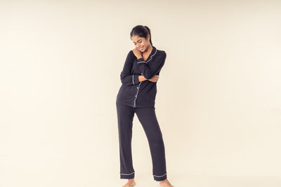 MIDNIGHT BLACK LUXE-PYJAMAS