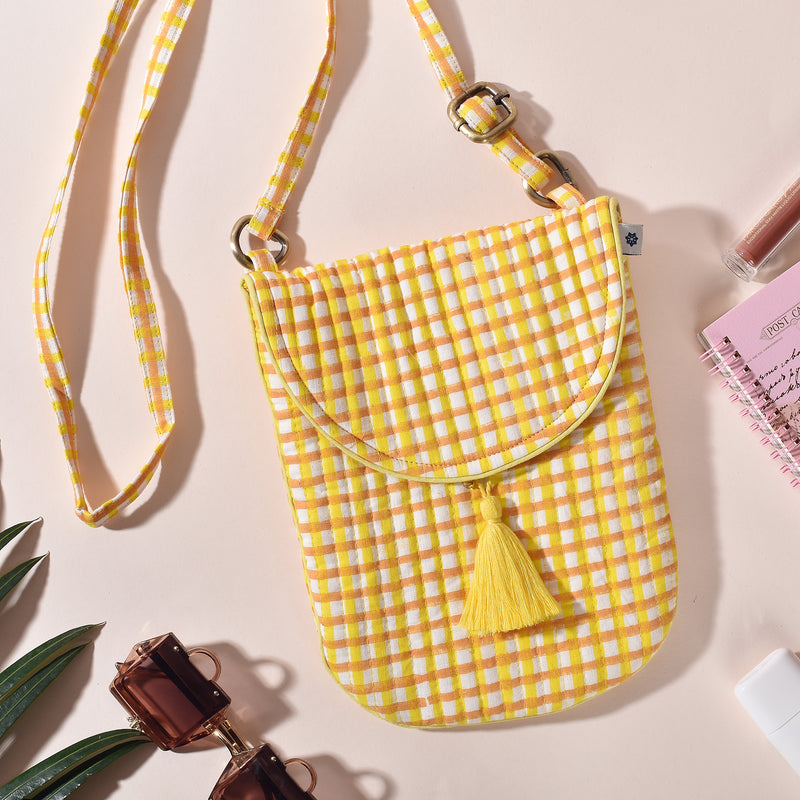 Ingrid Yellow Sling Bag