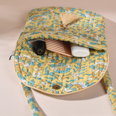 Ishika Yellow Sling Bag