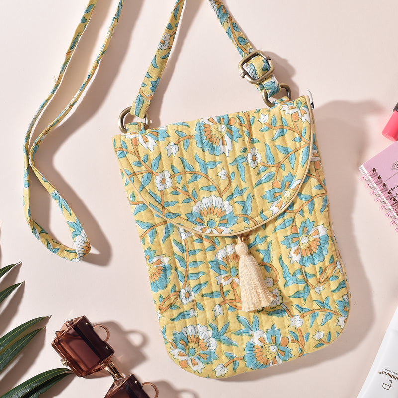 Ishika Yellow Sling Bag