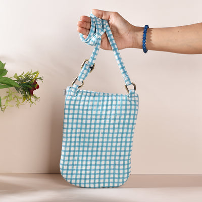 Dakota Blue Check Sling Bag