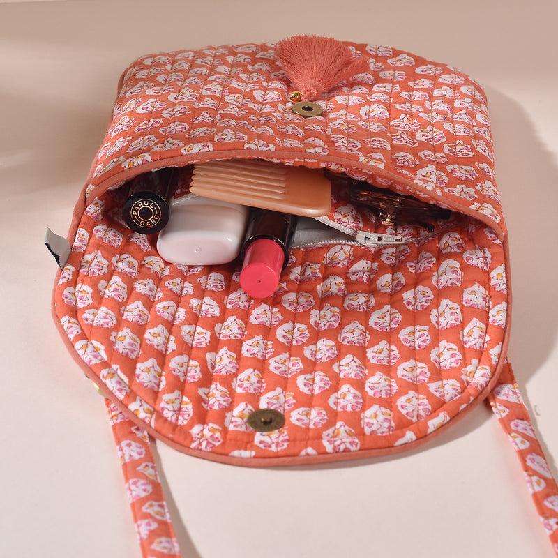 Daliya Orange Sling Bag