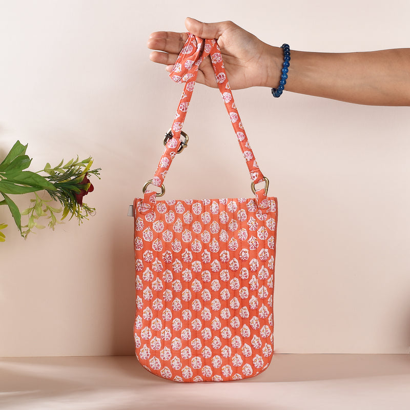 Daliya Orange Sling Bag