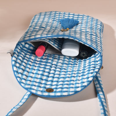 Ingrid Blue Sling Bag