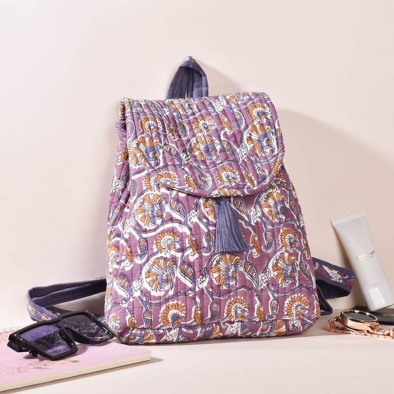 Kavisha Purple Back Pack