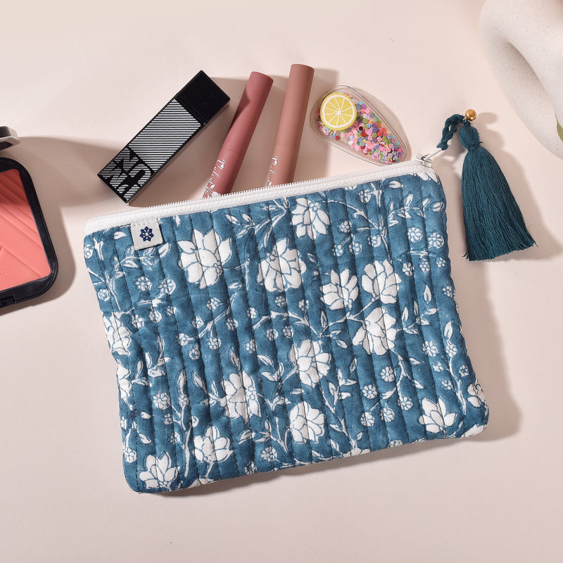 Chaitali Indigo Small Pouch