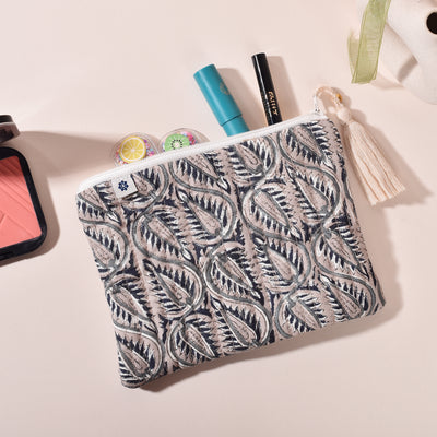 Nitya Grey Small Pouch