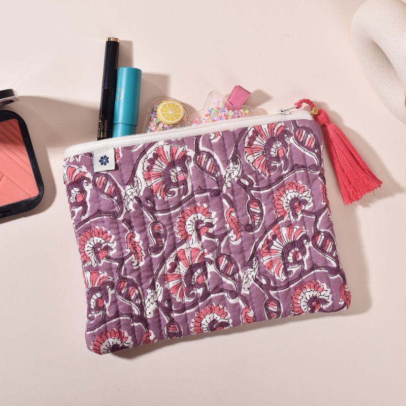 Fiona Violet Small Pouch