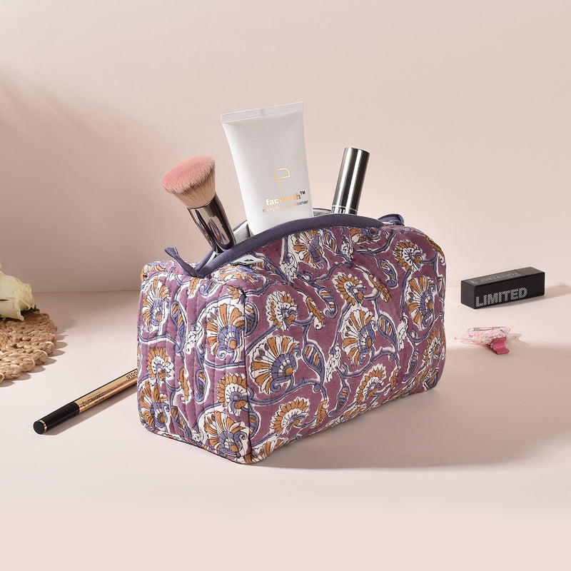 Kavisha Purple Toiletry Pouch