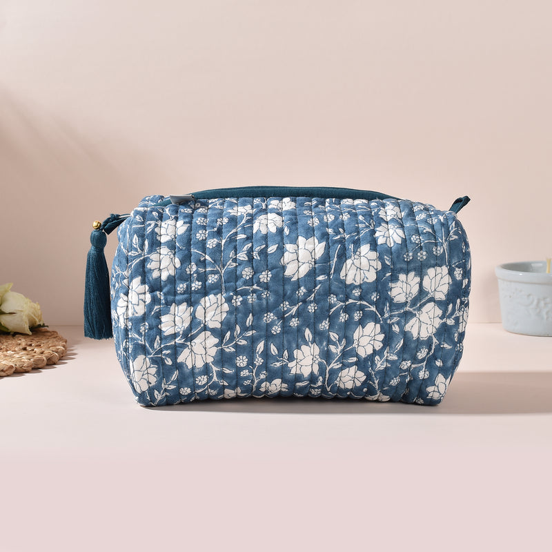 Chaitali Indigo Toiletry Pouch