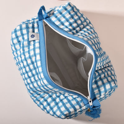 Ingrid Blue Toiletry Pouch