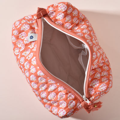 Daliya Orange Toiletry Pouch