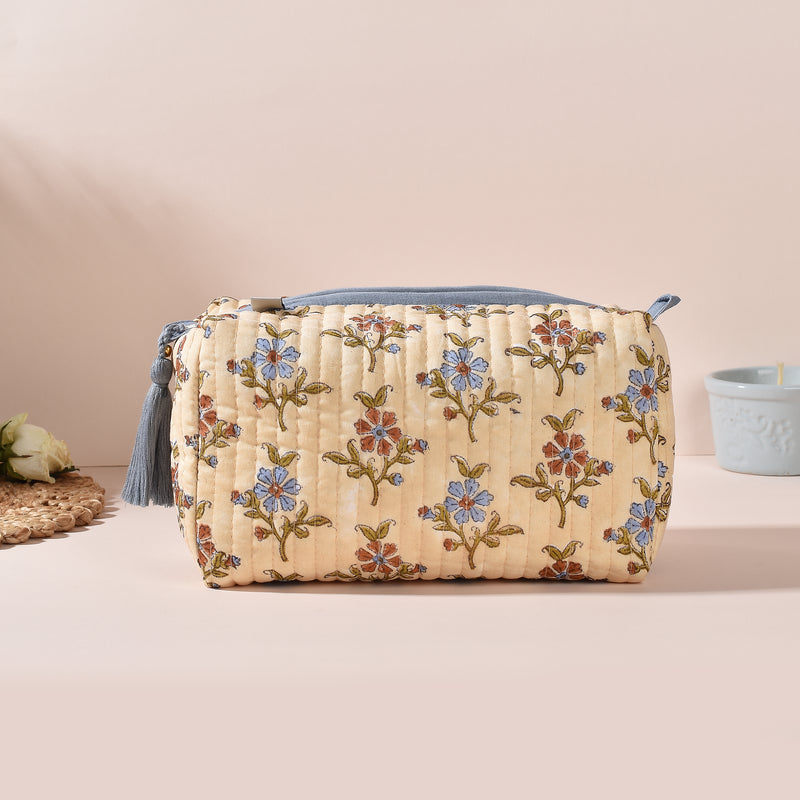 Imara Pastel Yellow Toiletry Pouch