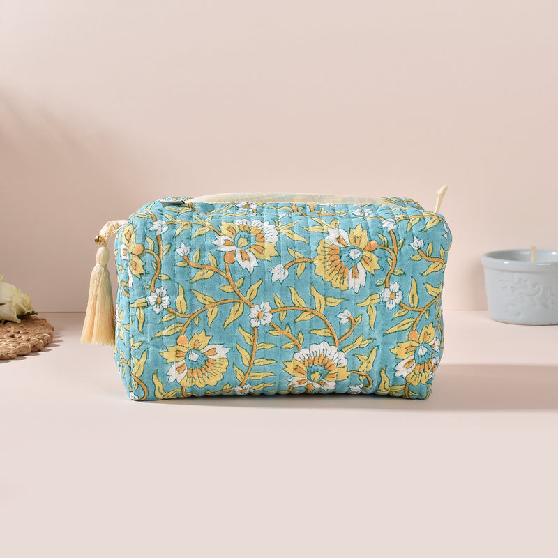 Ishika Blue Toiletry Pouch