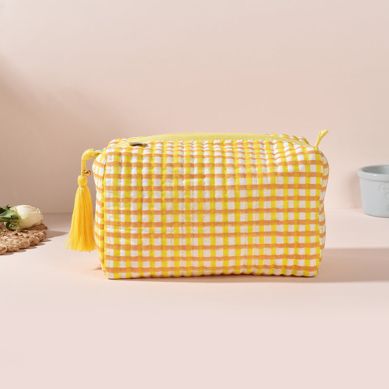 Ingrid Yellow Toiletry Pouch