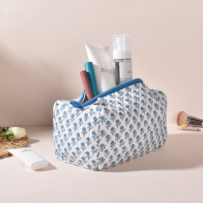 Amelia White Toiletry Pouch