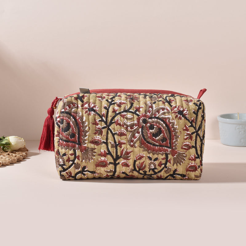 Lipika Khakhi brown Toiletry Pouch