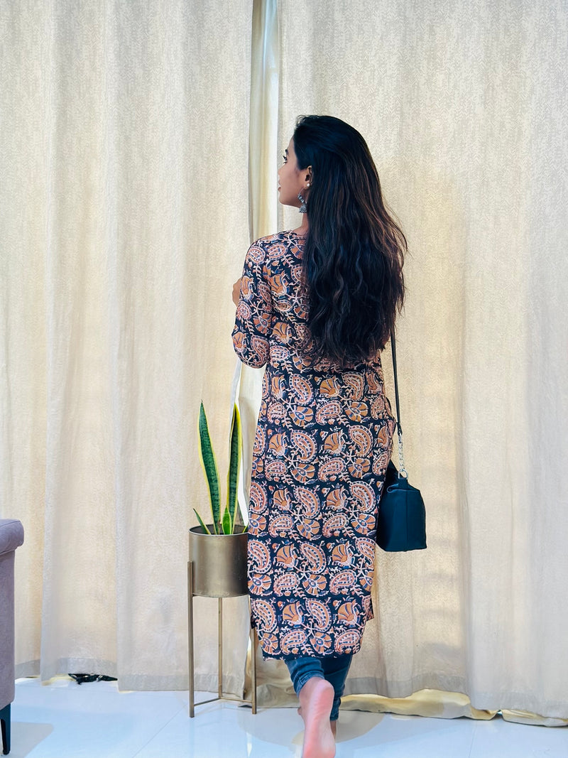 EXP - Kanmani - Black with Mustard
