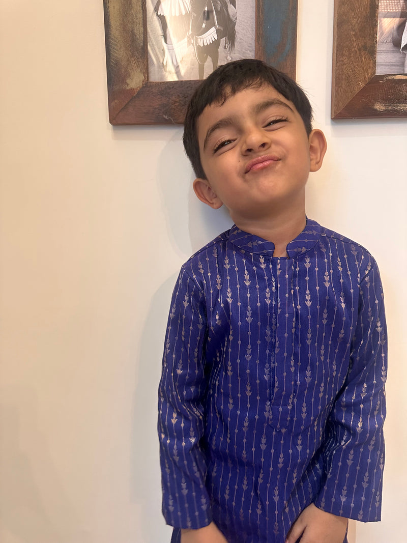 EXP - Krish - Royal Blue Silk