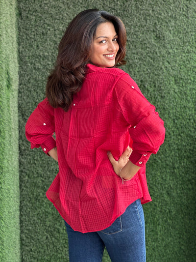 Nayeli Shirt - Red