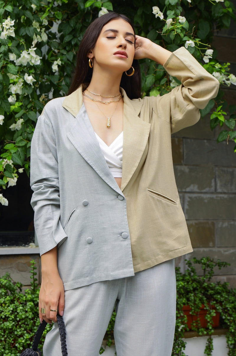 EXP - Trullo Cotton Blazer-Pant
