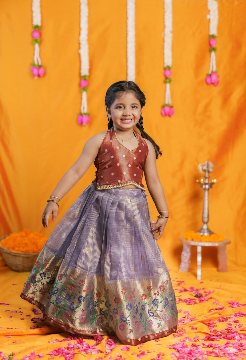 Gargi Lavender Lehenga Mini