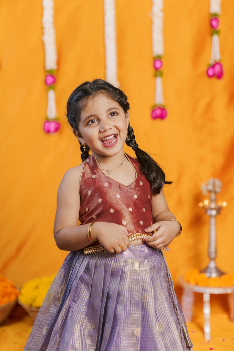 Gargi Lavender Lehenga Mini