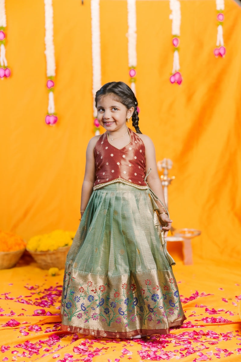 Gargi Mint Green Lehenga Mini