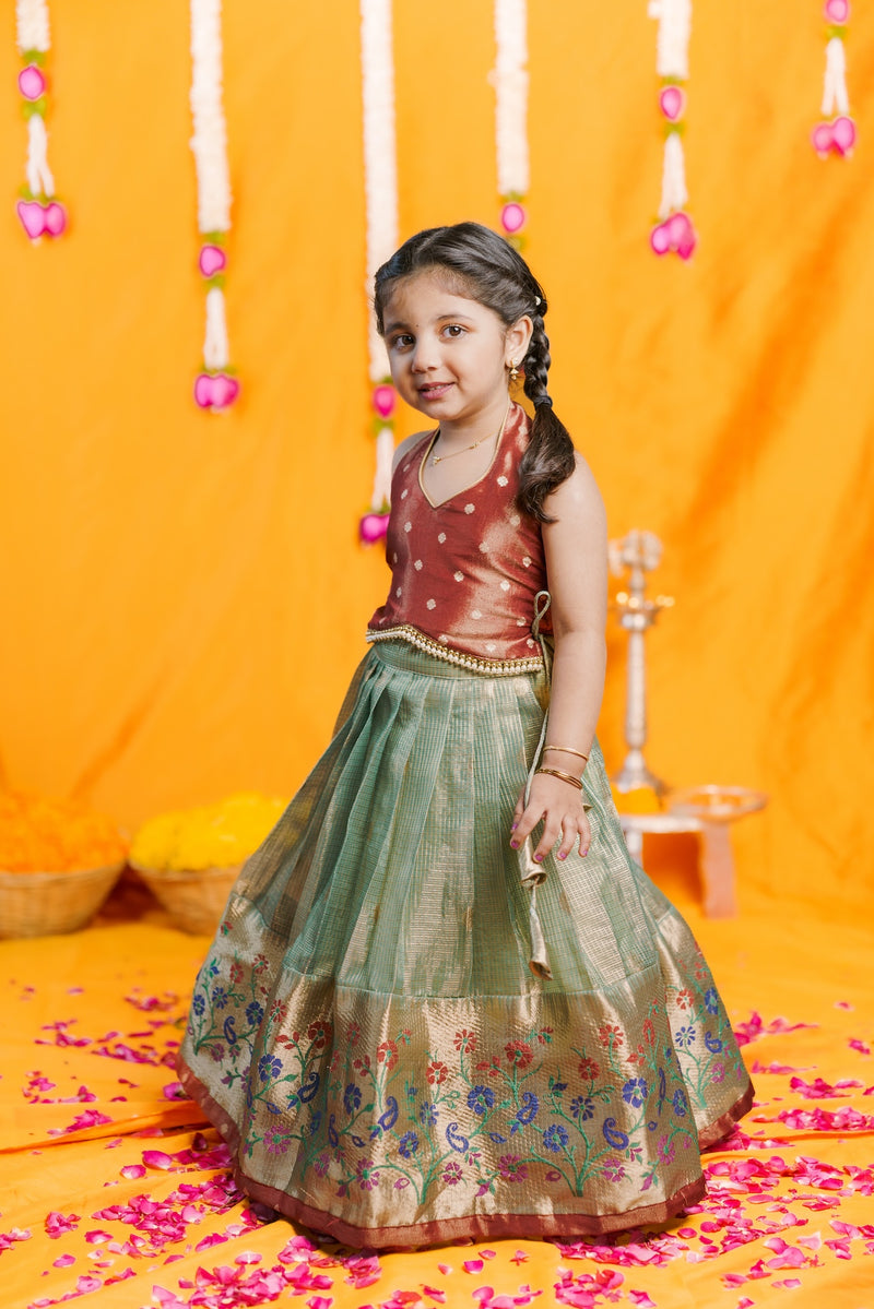 Gargi Mint Green Lehenga Mini