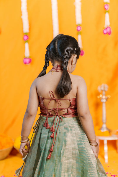 Gargi Mint Green Lehenga Mini