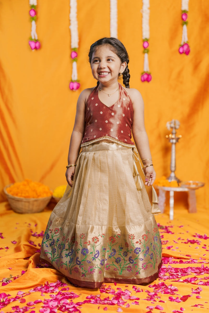 Gargi Gold Lehenga Mini