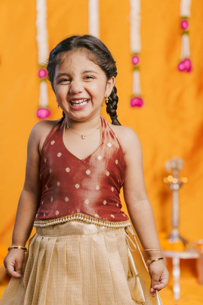 Gargi Gold Lehenga Mini