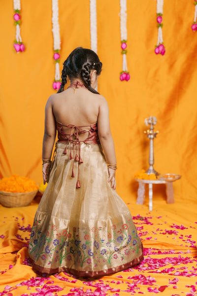 Gargi Gold Lehenga Mini